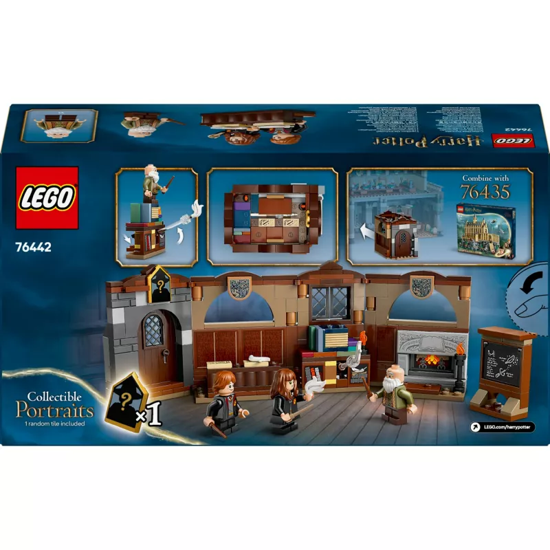 Bauset LEGO Harry Potter Hogwarts Castle Charms Class 76442 – 204 Teile, 3 Minifiguren, für Kinder ab 8 Jahren