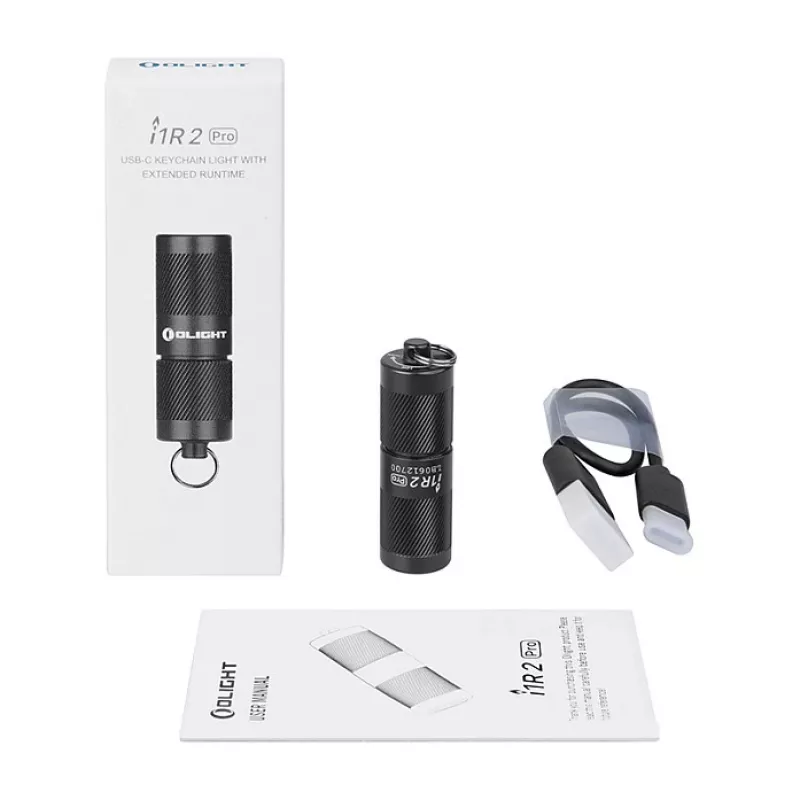 Schlüsselanhänger-Taschenlampe Olight I1R 2 Pro Schwarz 180 lm IPX8