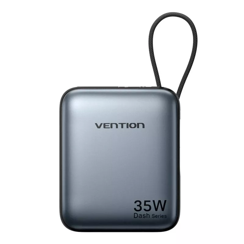 Powerbank Vention FHEH0 Lithium-Polymer 10000 mAh 35W USB-C Schwarz