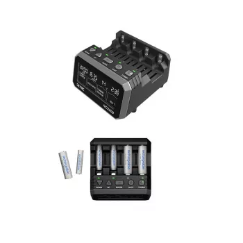 Batterieladegerät SKYRC NC2200 4‑Kanal für AA/AAA 2200mAh Zellen