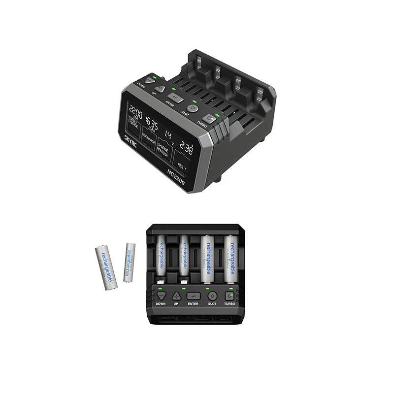 Batterieladegerät SKYRC NC2200 4‑Kanal für AA/AAA 2200mAh Zellen