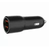 Auto-Ladegerät für Mobilgeräte Gembird TA-UC-A2QC36-CAR-01, 36 W, 12–24 V, Zigarettenanzünder, schwarz
