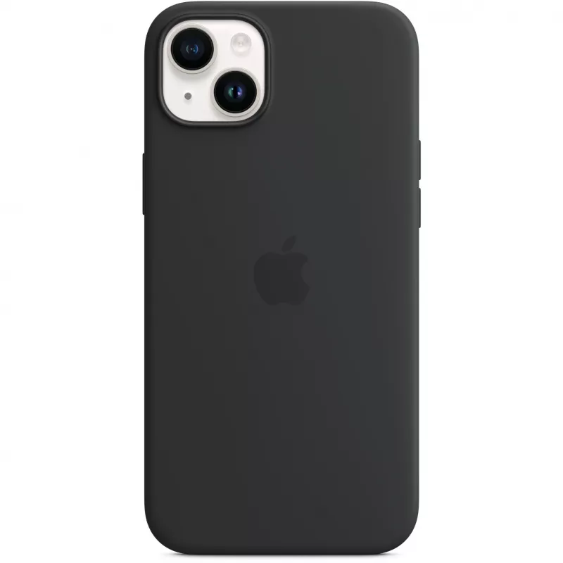 Apple iPhone 14 Plus Silikon Case mit MagSafe – Midnight