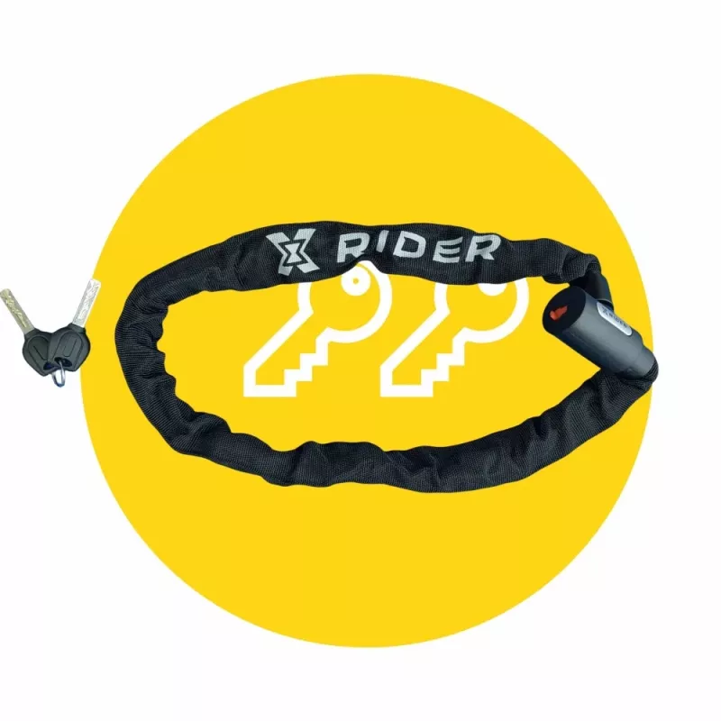 Kettenfahrradschloss MANTA XR00LC01 6x900mm