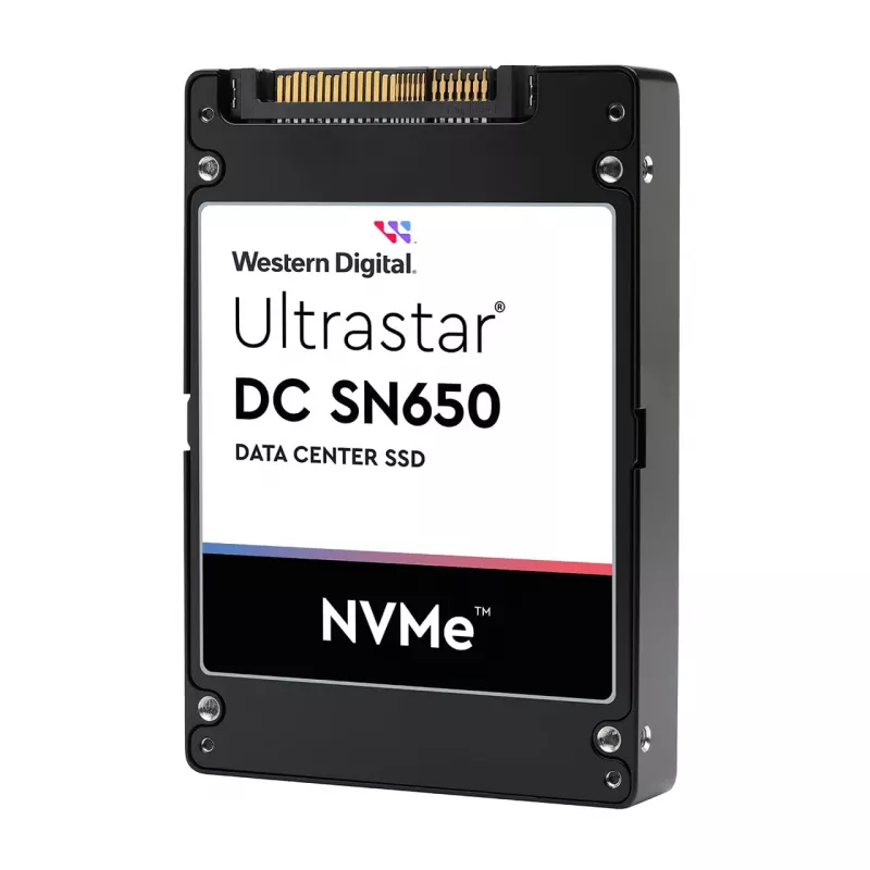 SSD-Laufwerk WESTERN DIGITAL Ultrastar DC SN650 7680 GB U.3 PCIe TLC ISE