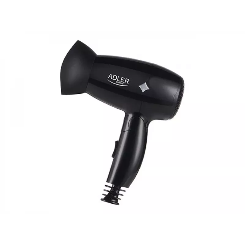 Haartrockner Adler AD 2251, 1400 W, 2 Geschwindigkeiten, 2 Heizstufen, schwarz