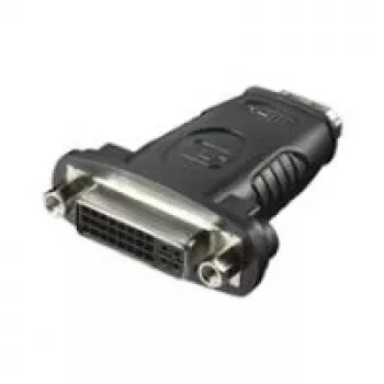 Wentronic Goobay HDMI™ / DVI-I Adapter, HDMI Standard-Socket (Typ A), Schwarz - 19-pol. HDMI™-Buchse > DVI (24+5) Buchse (60752)