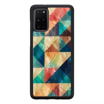 Schutzhülle iKins für Samsung Galaxy S20+ Mosaik Schwarz