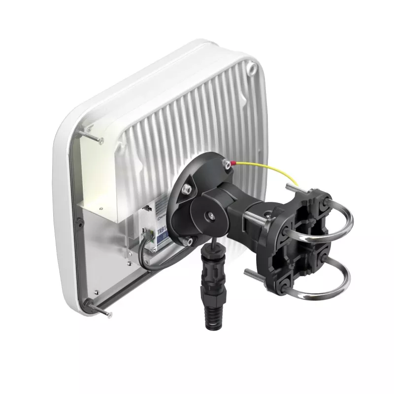 Richtantenne QuWireless QuMax — gerichtete PoE/LAN-Antenne 0,694–2,7 GHz, bis zu 6 dBi, weiß