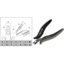 Seitenschneider c.k tools T3884 Mini-Schneidkopf ESD — Präzisionsdiagonalzange für Elektronik