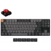 Keychron K1 mechanische Tastatur 80 % QWERTY Englisch, USB + Bluetooth, LED-Hintergrundbeleuchtung, Grau