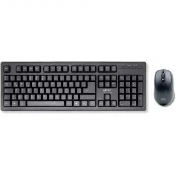 Ultron UMC-200 kabelgebundenes Tastatur- und Maus-Set, schwarz