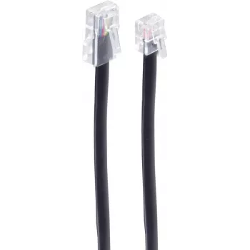 Telefonkabel ShiverPeaks BS70256 6m Schwarz