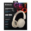 Drahtlose Over-Ear-Kopfhörer DEFENDER EEMOTION B640 BEIGE — binaural, geschlossene Akustik, USB-C, AUX, 20–20000 Hz, 105 dB