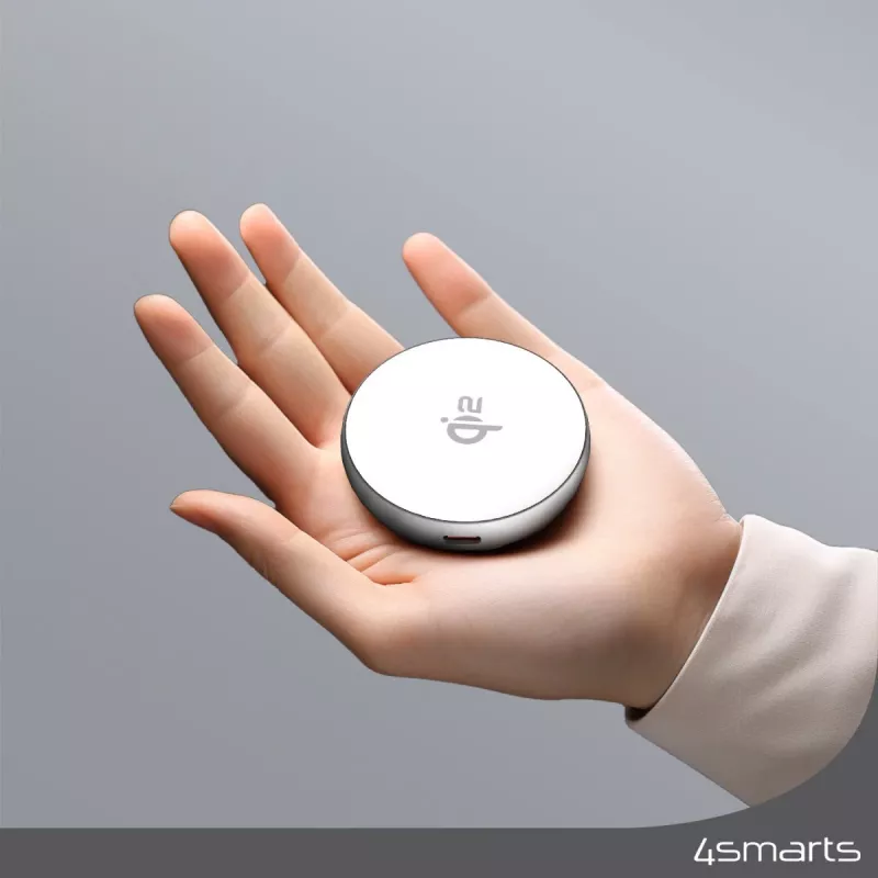 4smarts Qi2 Charger Kickstand Silver White - Ladegerät (540987)