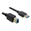USB Hub DeLOCK 4 Port 5000 Mbit/s Schwarz Weiß