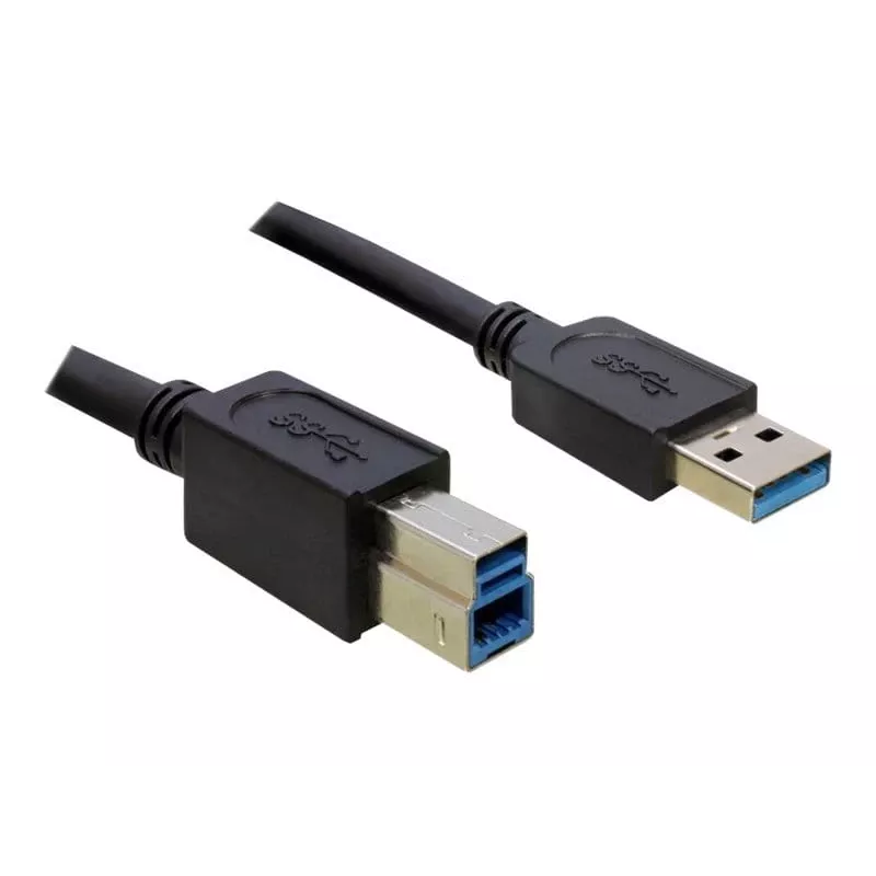 USB Hub DeLOCK 4 Port 5000 Mbit/s Schwarz Weiß