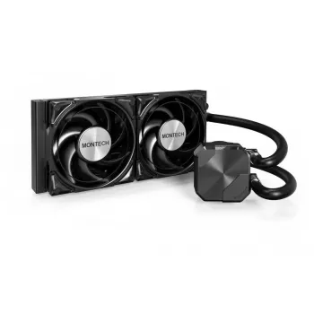 Montech HyperFlow Silent 240 Prozessor All-in-One-Flüssigkeitskühler 12 cm Schwarz 1 Stk.