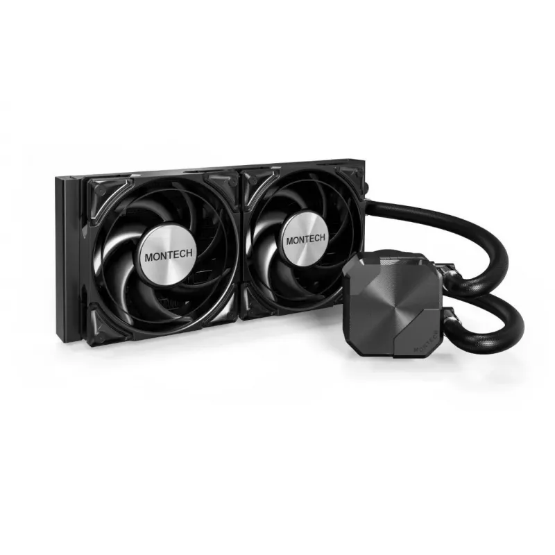 Montech HyperFlow Silent 240 Prozessor All-in-One-Flüssigkeitskühler 12 cm Schwarz 1 Stk.
