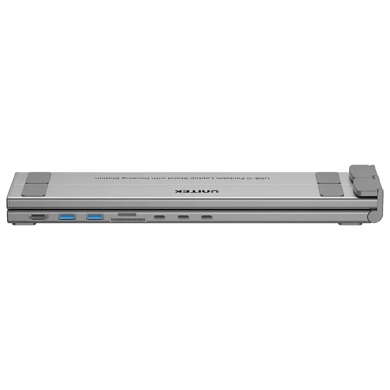 UNITEK VERSTELLBARER LAPTOP-STÄNDER + HUB