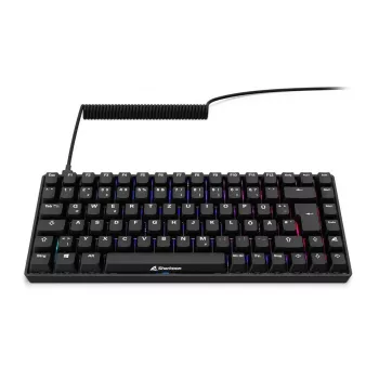 Mechanische Gaming-Tastatur Sharkoon Skiller SGK50S3 PBT Schwarz Gelb RGB