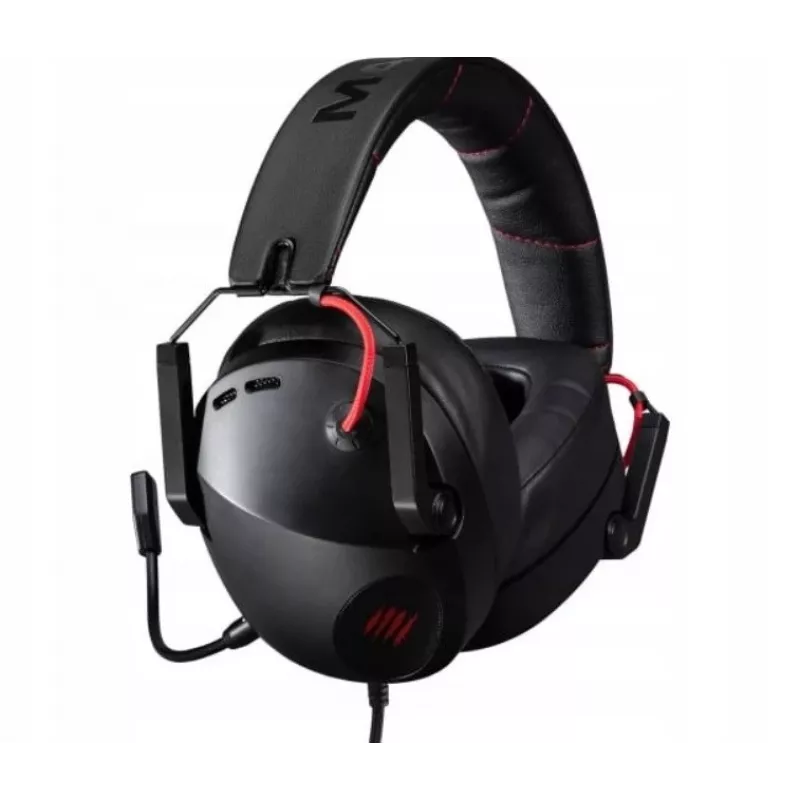 Headset mad-catz P.I.L.O.T. 3 — kabelgebundenes binaurales Gaming-Headset, 3,5 mm, 50-mm-Treiber, 105 dB Empfindlichkeit, schwarz
