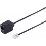 Telefonkabel ShiverPeaks 70235 RJ11 6/4, 15 m, schwarz