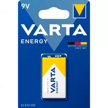Batterie Varta ENERGY 9 V Alkaline — 9 V, 48,5 mm Höhe, 46 g, 1 Stück