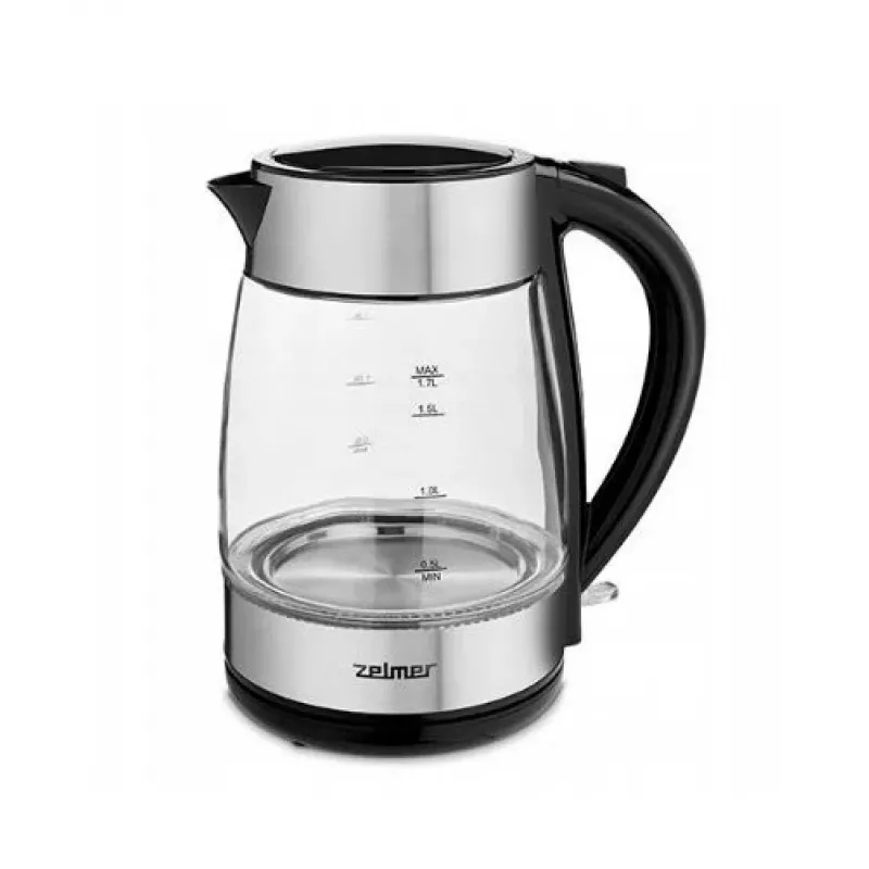 Wasserkocher Zelmer 1,7 L 2200 W Schwarz Edelstahl