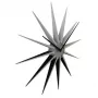 NeXtime Uhr 3051zi Nova, Ø50 cm, Wand, Schwarz/Silber
