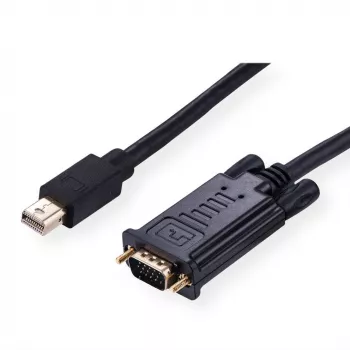 Videokabel-Adapter VALUE 11.99.5806 1,5m Mini DisplayPort auf VGA