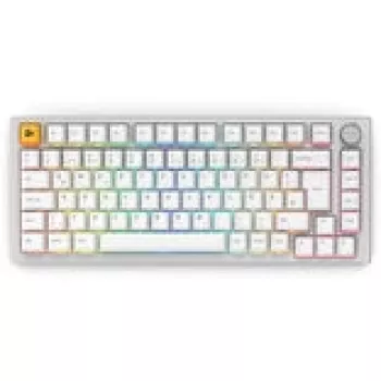 Mechanische Tastatur GLORIOUS GMMK Pro 75% Weiß Hot-Swap RGB, ISO-Layout