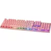 Deltaco GAM-021-RGB-P-DE - Vollgröße (100%) - USB - Membran-Tastenschalter - QWERTZ - Pink