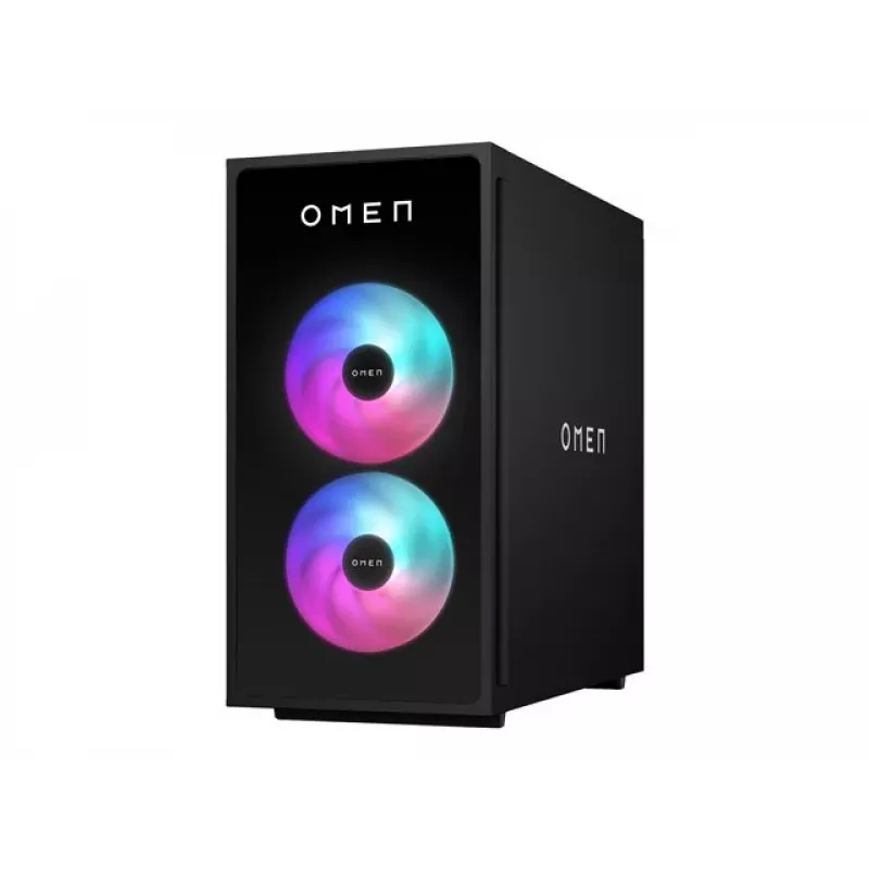 HP OMEN 35L Gaming Desktop GT16-0008ny AMD Ryzen 7 8700G 16GB 1TB RTX 4070 Super 12GB Schwarz & Schwarzer Glaseinsatz W11H