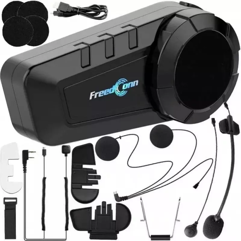 FREEDCONN KY-PRO SINGLE Motorrad-Intercom, schwarz