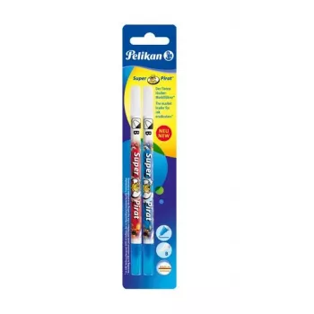 Radiergummi Pelikan Super-Pirat F/B Mehrfarbig 2 Stück