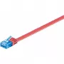 Wentronic CAT6a U/UTP 3m Patchkabel, RJ-45 Stecker/Stecker, Gold, U/UTP (96333)
