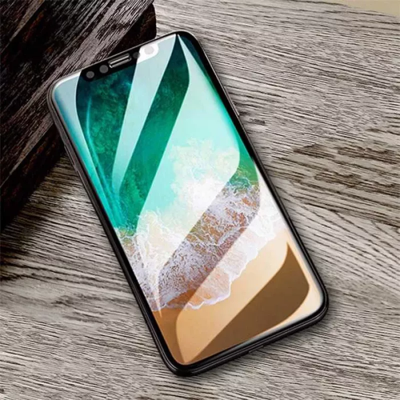 Gehärtetes Glas Displayschutz Devia Van Entire View für iPhone XR — Entspiegelt, Schwarz