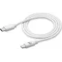 Cellularline Power Cable 120cm - USB-C auf Lightning USB-C-auf-Lightning-Kabel zum Aufladen und zur Datenübertragung