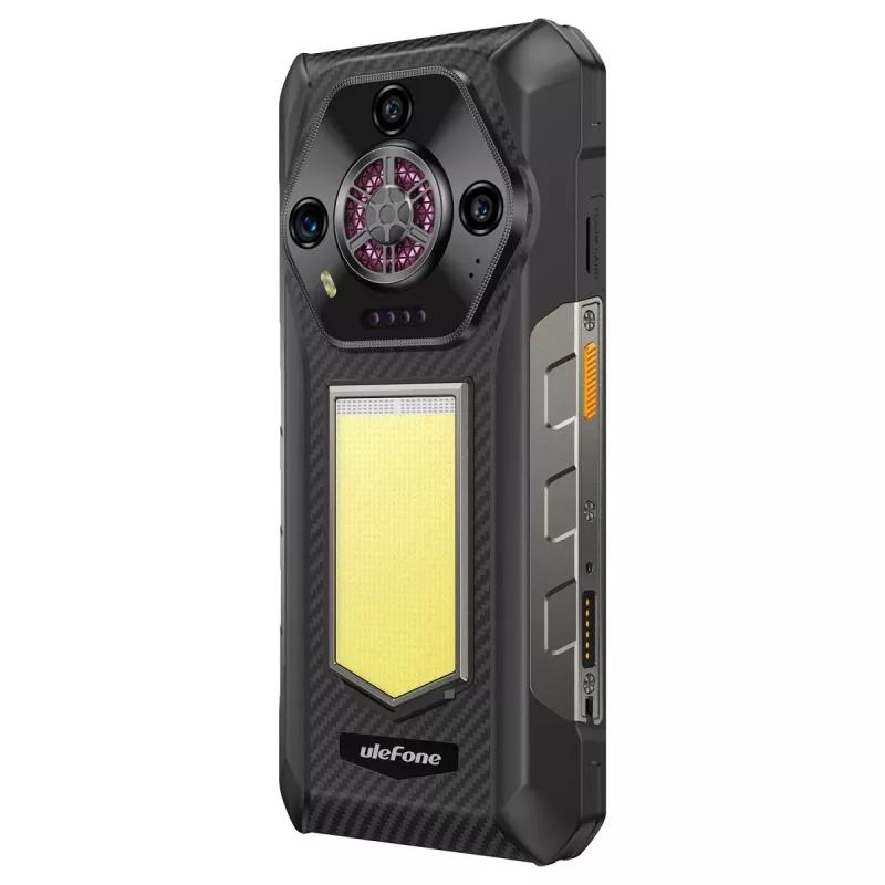 Rugged-Smartphone UleFone Armor 30 4G mit Helio, 12 GB RAM, 512 GB Speicher, Schwarz, Energieklasse A