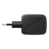 AC Indoor-Schnellladegerät Belkin WCH020kqBK, 2× USB-C, universelle Kompatibilität, Stromschutz, schwarz