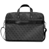 Laptoptasche GUESS GUCB15P4TK 16 Zoll schwarz Saffiano mit 4G Triangle Logo
