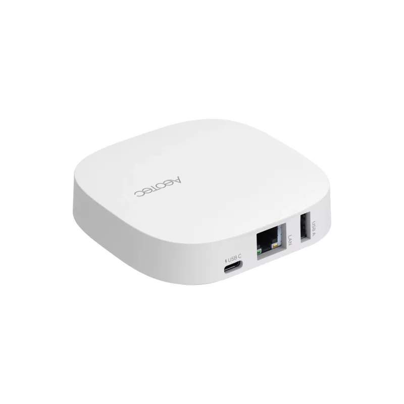 AEOTEC Smart Home Hub 2 – Fungiert als SmartThings Hub, EU, Z-Wave, Zigbee 3.0, WiFi | GP-AEOHUBV4EU | Weiß