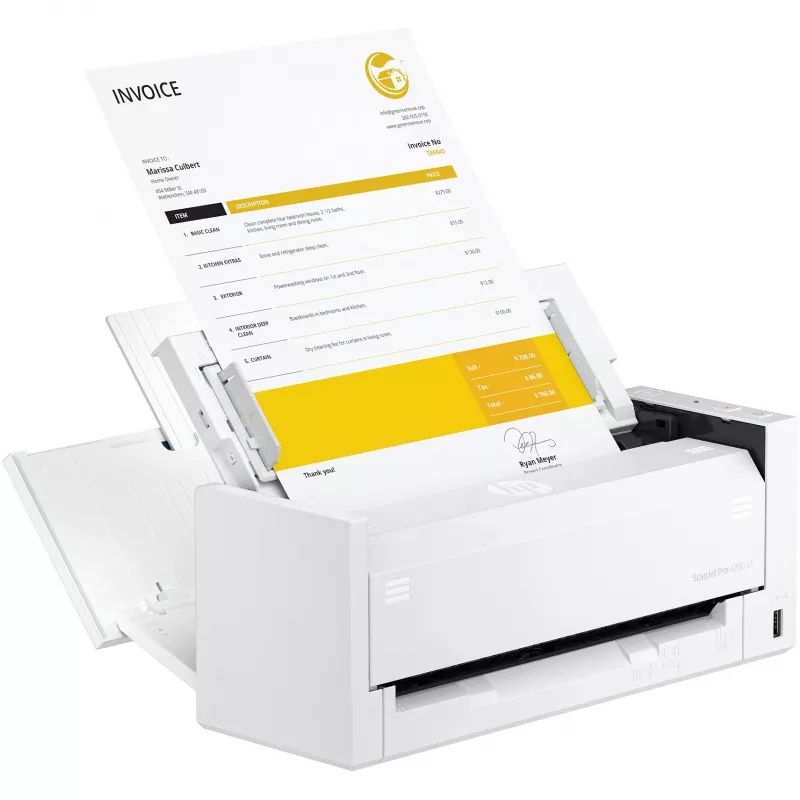 ADF-Scanner HP ScanJet Pro 4200 s1 600 x 600 DPI A4 Blau Weiß