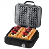 Lovio LVWF002BK Waffeleisen 1500W Schwarz