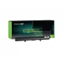 Battery Grün Cell TS38 für Toshiba Laptops — Li-Ion 14,8V 2200mAh, 4 Zellen, schwarz