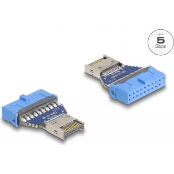 DeLOCK USB-Adapter Stiftleiste Buchse auf internen USB Type-E Stecker 5 Gbit/s