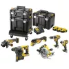 DeWalt DCK685P3T 18V Akku-Werkzeugkoffer — 3×5,0-Ah-Akkus, DCH273-Hammer, Winkelschleifer, Koffer