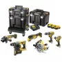 DeWalt DCK685P3T 18V Akku-Werkzeugkoffer — 3×5,0-Ah-Akkus, DCH273-Hammer, Winkelschleifer, Koffer