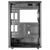 PC-Gehäuse TACENS Mars Gaming MC-XO Midi Tower Schwarz — ATX/Micro-ATX/Mini-ITX, Netzteil unten, 1×120-mm-Rücklüfter, unterstützt Grafikkarten bis 328 mm